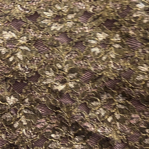 BCBGMaxAzria "Tenya" Sheer Back Mini Dress - Gold & Black Size 6 - Picture 13 of 13